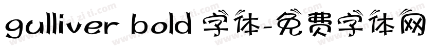 gulliver bold 字体字体转换